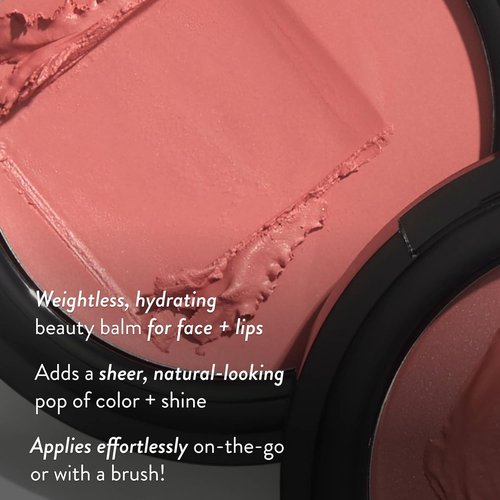Laura Geller New York The Wonder Balm Cream Blush - Hydrating & Weightless Color + Glow for Mature Skin - Vegan Squalane, 02 Pinch-Me Pink