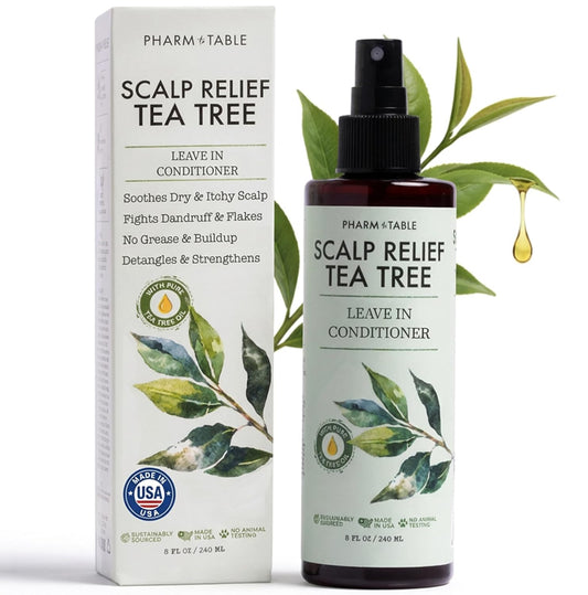 Skiennix Leave-In Conditioner Spray | Tea Tree Scalp Treatment for Dandruff Relief - Hydrating Formula for Itchy Scalp & Psoriasis Care