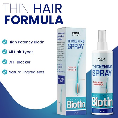 Biotin Hair Thickening Serum - Boost Volume & Promote Hair Growth | DHT Blocker for Fine Hair
