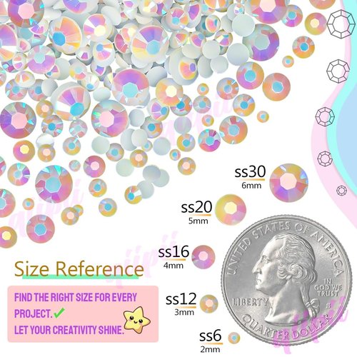 qiipii 24 Color 5mm Jelly Resin Rhinestones w B7000 Jewelry Glue for Bedazzling Flatback Stones Bedazzler Kit Colorful AB Gems Diamonds Charms for Nails Eyes Face Makeup Crafting Tumblers DIY Crafts