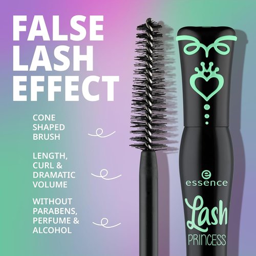 Essence Lash Princess Mascara Gift Set - 4 Vegan & Cruelty-Free Mascaras | Waterproof, Curl & Volume | Perfect Stocking Stuffer for Beauty Lovers