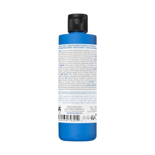Baxter of California Herbal Mint Toner for Men - Non-Drying, Paraben-Free | 8 Fl Oz, All Skin Types