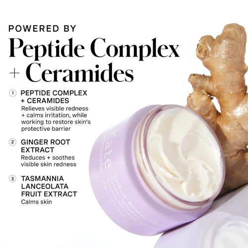 Kate Somerville DeliKate Recovery Cream - Hydrating Treatment for Irritation & Redness Relief - Perfect for Sensitive Skin