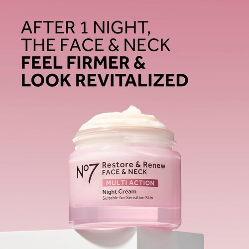 No7 Restore & Renew Skincare System - SPF 30 Day Cream, Anti-Aging Serum & Hydrating Night Cream (3-Piece Kit)