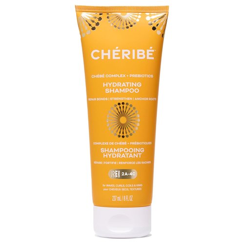 Chéribé Hydrating Shampoo - 100% Natural Chebe Complex & Prebiotics for Dry, Damaged Hair | Sulfate-Free, 8 fl oz