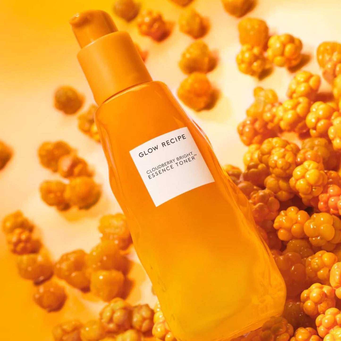 Glow Recipe Cloudberry Brightening Essence Toner - Hydrating Rice Water & 5% Glycerin, Even Tone (75ml)