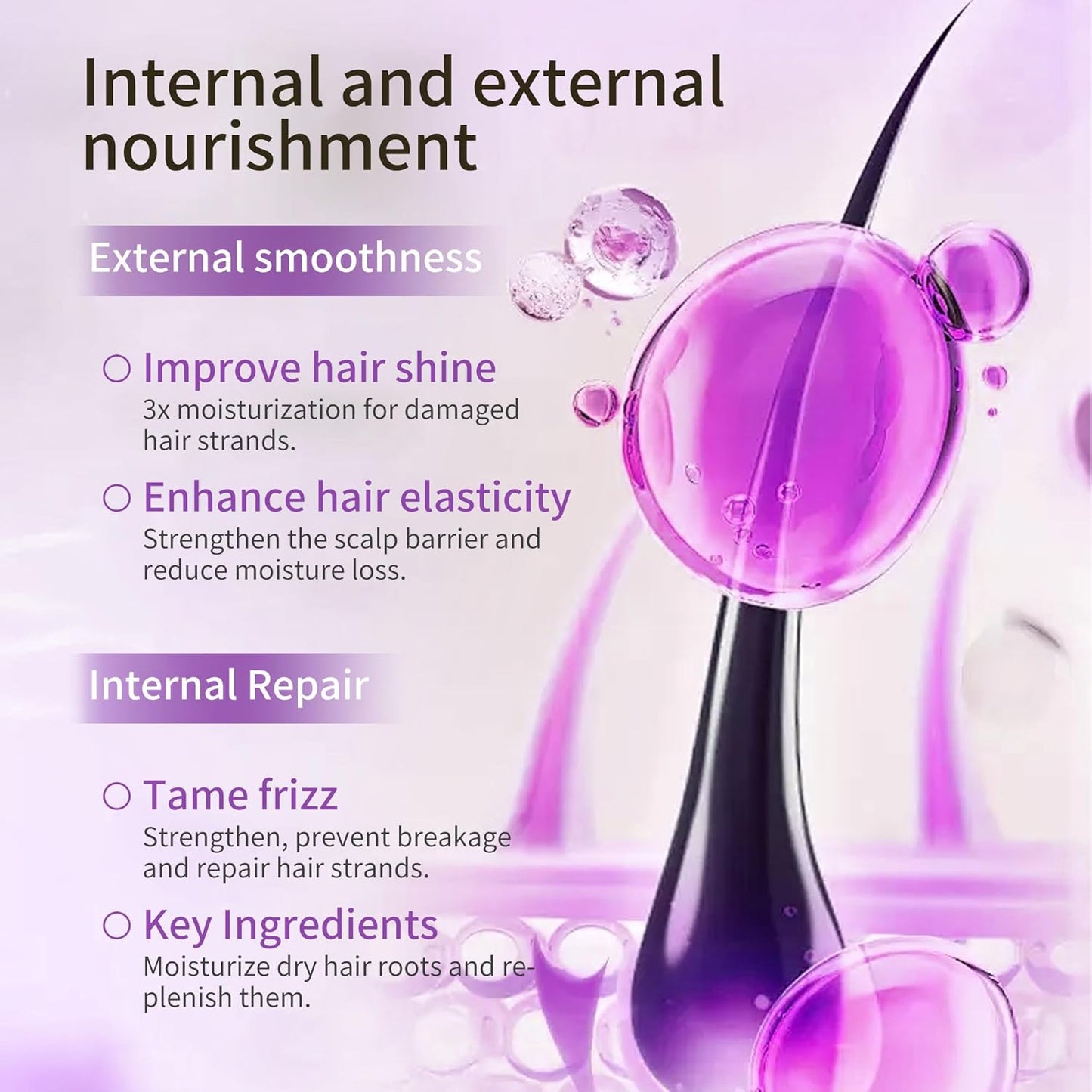 Skiennix Instant Smoothing Leave-In Conditioner - Hydrating Formula for Soft, Frizz-Free Hair