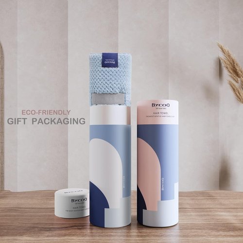 Regine Switzerland Large Microfiber Hair Towel Wrap - Anti-Frizz, Fast-Drying, Super Absorbent | Ideal for Curly & Thick Hair - Blue