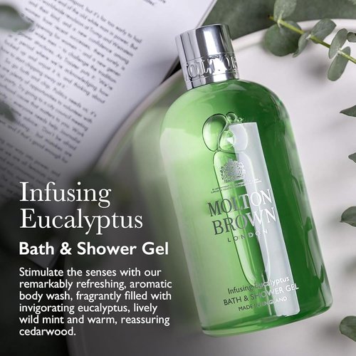 Molton Brown Eucalyptus Body Wash - Invigorating Cleanser for Refreshing Skin | 10 fl. oz.