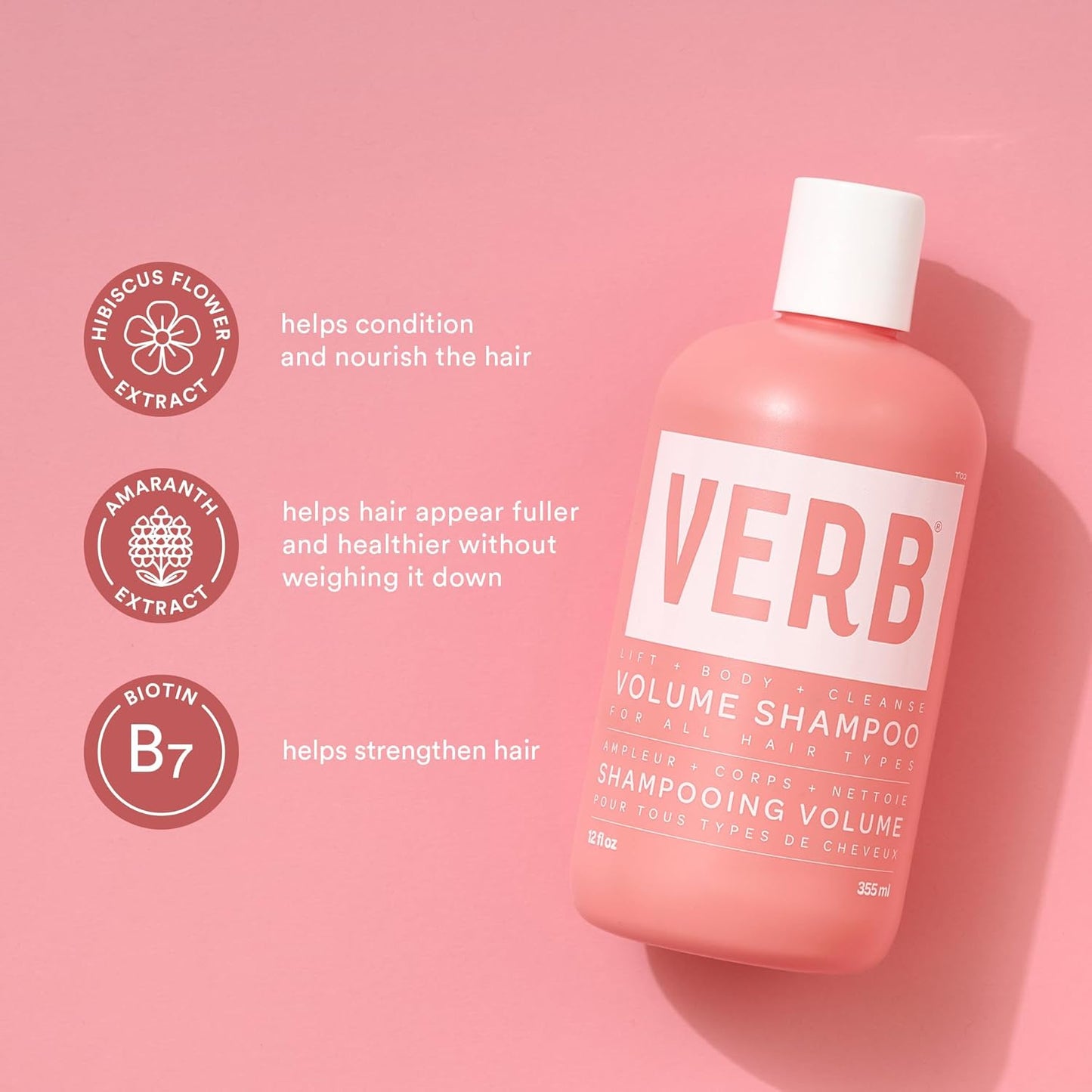 VERB Volume Shampoo & Conditioner Duo | Cleanses, Softens & Lifts Flat Hair