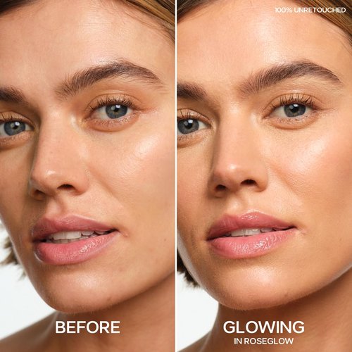 Saie Glowy Super Gel - Hydrating Makeup Primer & Illuminating Serum with Vitamin C - Roseglow (1 oz)