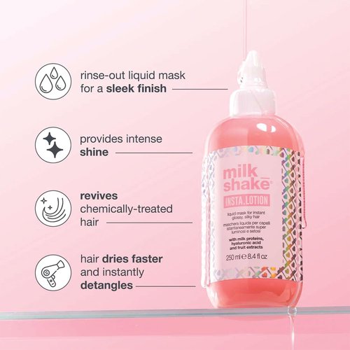 milk_shake Insta Lotion - Rinse-Out Liquid Mask for Deep Hydration | 8.5 Fl Oz