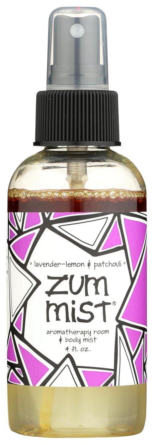 Indigo Wild Zum Mist Aromatherapy Spray - Lavender-Lemon & Patchouli | 4 Fl Oz Relaxation Blend