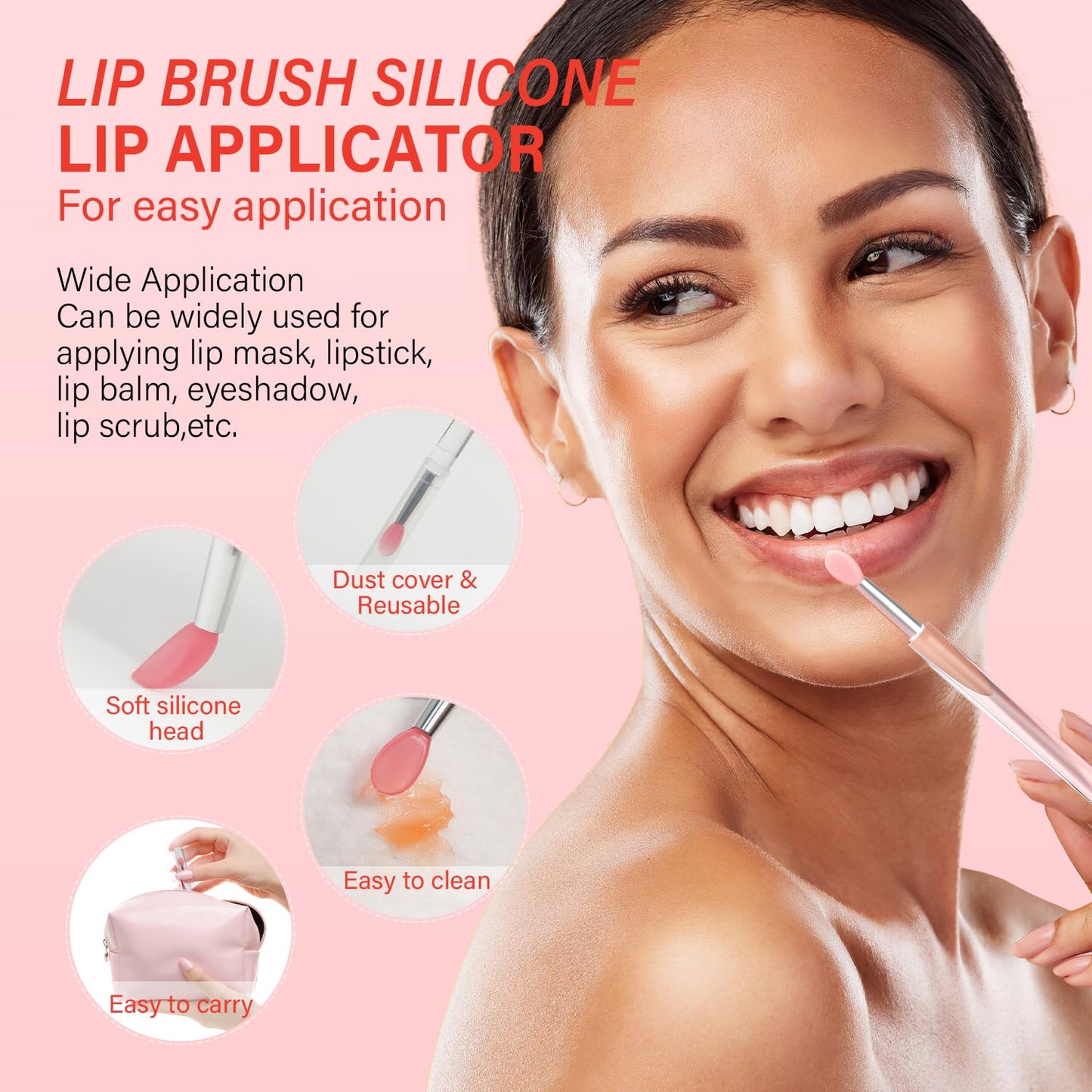 Skiennix Lip Mask Set - 4 Pcs Overnight Hydrating Lip Care with Shea Butter & Hyaluronic Acid