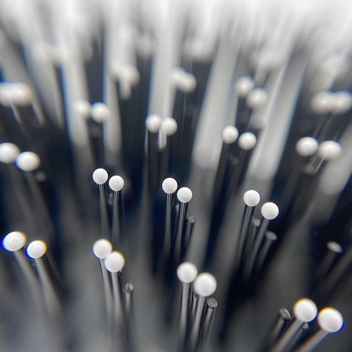 Phillips Brush Co Light Touch Hair Brush - Twin Beaded Nylon Bristles for Professional Detangling | Black