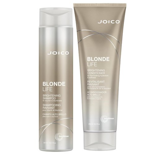 Joico Blonde Life Brightening Shampoo & Conditioner - Sulfate-Free Formula for Soft, Smooth Blonde Hair | Infused with Monoi & Tamanu Oil