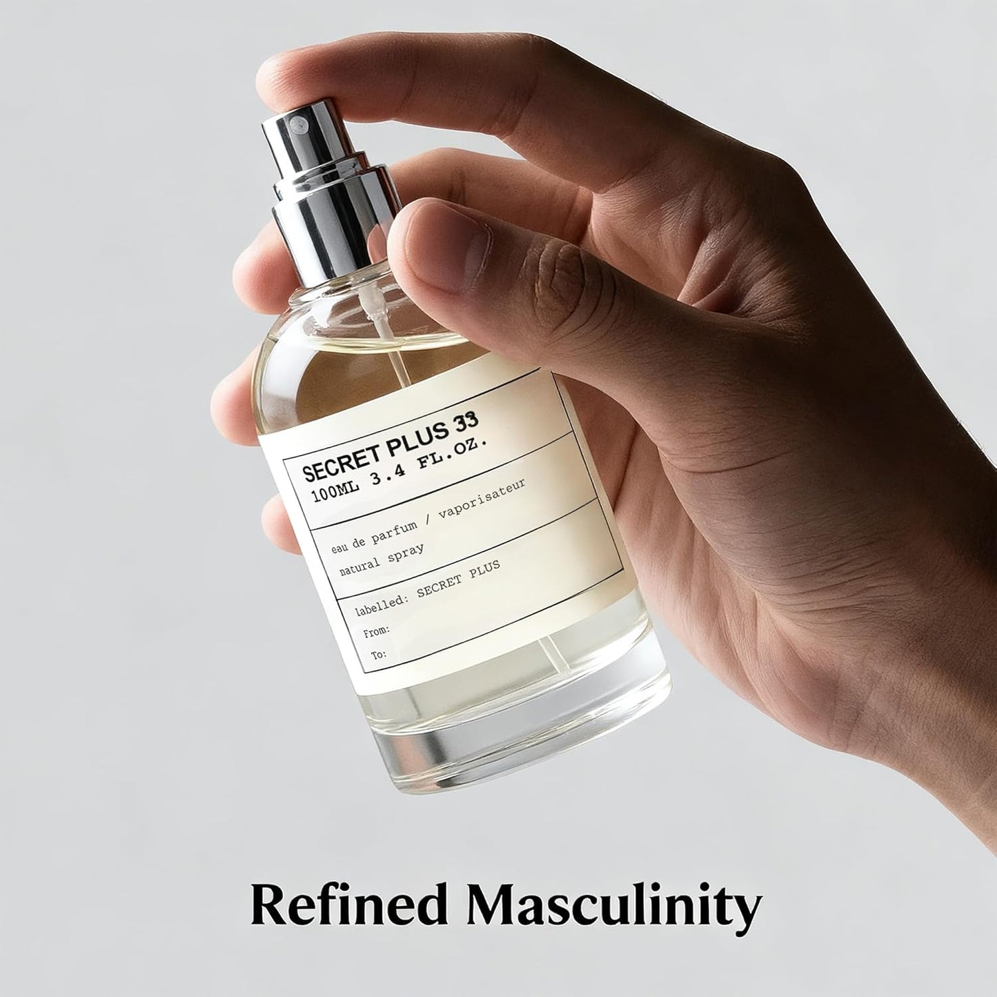 SECRET PLUS 33 Eau de Parfum for Men - 100ml Long-Lasting Cologne Spray | Perfect Gift Option