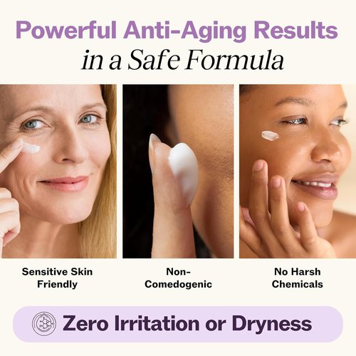 LilyAna Naturals Eye Cream - Anti-Aging Formula for Dark Circles & Puffiness | 1.0 oz for Sensitive Skin