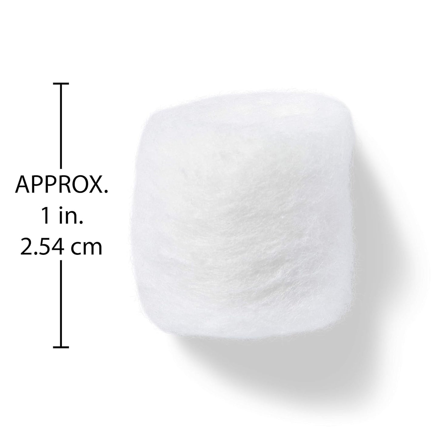 Simply Soft Cotton Balls - 100% Pure Premium Cotton | Large 600 Count for Face & Nail Care