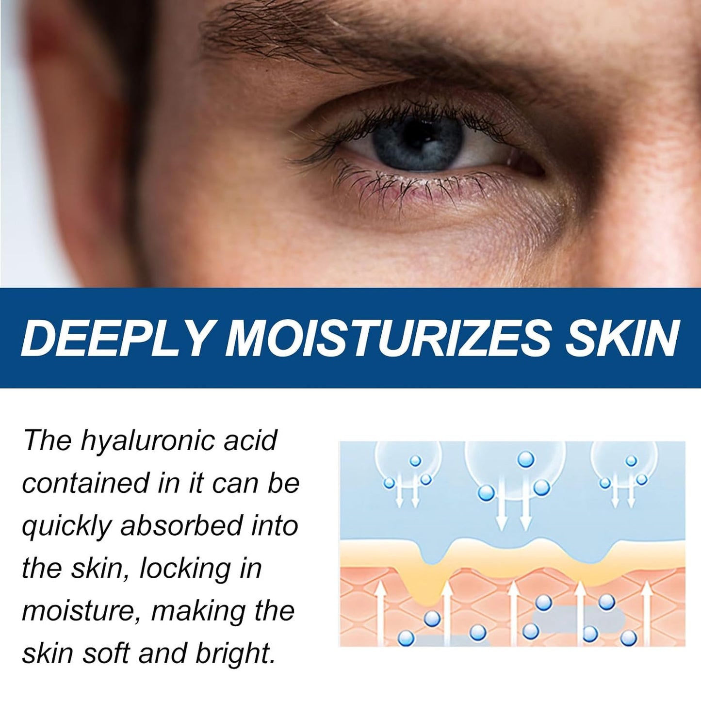Skiennix 6-in-1 Face Cream for Men - Anti-Aging Moisturizer with Collagen & Hyaluronic Acid | 1.76 fl oz