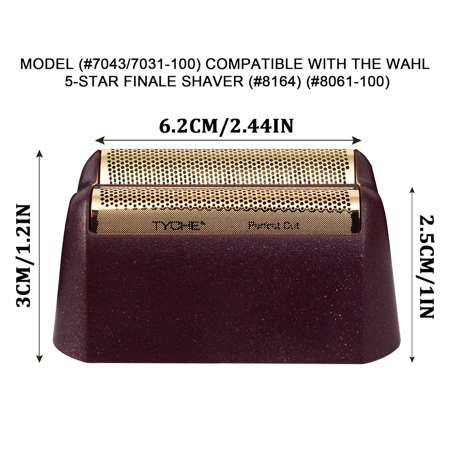 Wahl Professional 5 Star Series Finale Shaver Replacement Foil & Cutter Assembly - Super Close Shaving (Red)