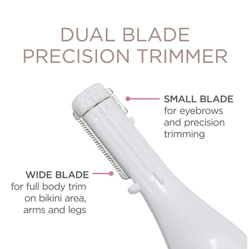 Conair Cordless Hair Trimmer - Versatile Bikini & Eyebrow Trimmer for Women