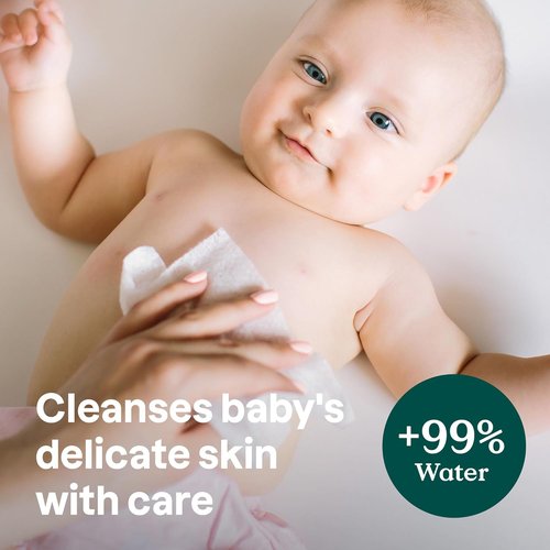 ATTITUDE Baby Water Wipes - EWG Verified, Gentle & Unscented, 72 Count Travel Pack (Pack of 3)