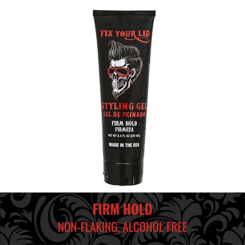 Fix Your Lid Styling Gel for Men - Firm Hold for Fuller Hair - Easy to Wash Out - 8.5 Oz