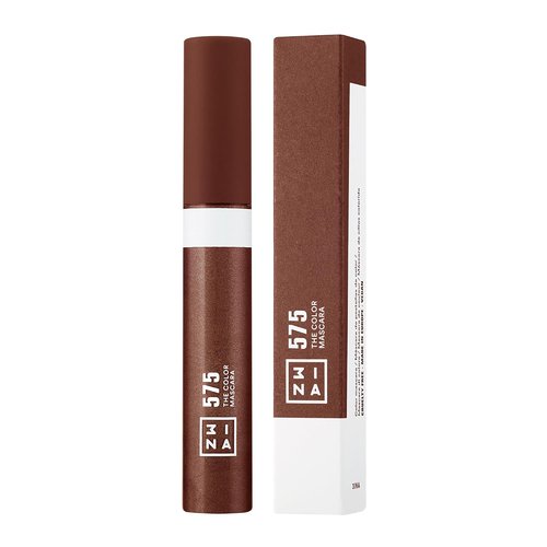 3INA The Color Mascara - Water-Resistant Voluminous Mascara with Silicone Brush - Pigmented and Clump-Free for Bold, Lifted Eyelashes - 575-0.47 oz
