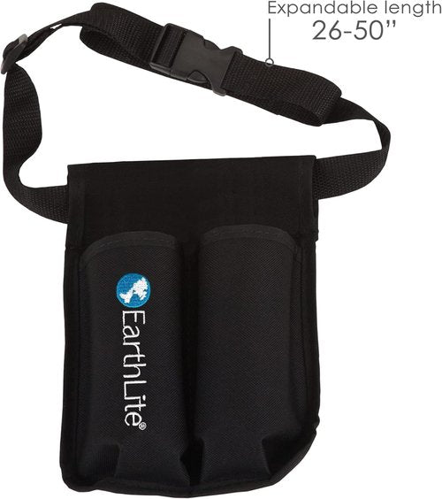 Earthlite Massage Bottle Kit - Double Holster with 2 Heavy-Duty 8oz Bottles & Adjustable Strap