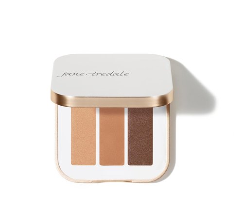 Jane Iredale PurePressed Eye Shadow Triple - Highly Pigmented Mineral Color | Long-Lasting & Crease-Resistant Formula for Sensitive Eyes