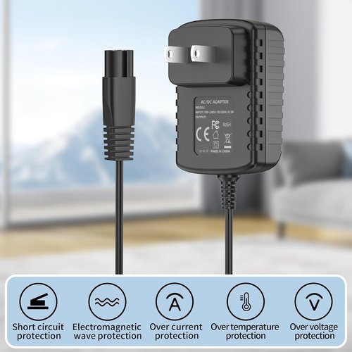 BaByliss PRO Charger - 4.5V Power Adapter for FX788, FX787, FX870, FX820, FXSSM, FX726, FX825 Clippers