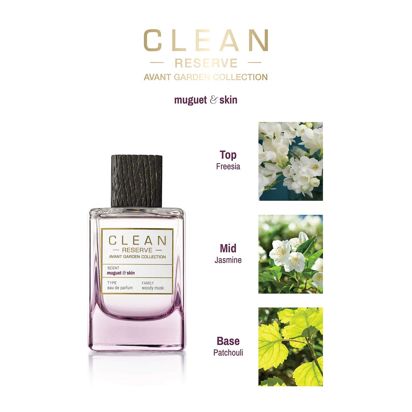 CLEAN RESERVE Avant Garden Eau de Parfum - Luxury Fragrance with Sustainable Ingredients | 3.4 oz/100 mL