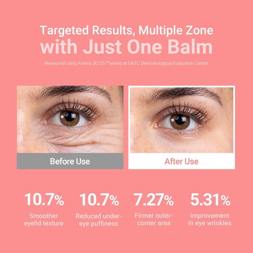KAHI Wrinkle Bounce Multi Balm - DUO Edition | All-in-One Hydrating Balm & Eye Cream | Moisturizer Stick with Salmon-Derived DNA (0.32 oz - Pack of 2)
