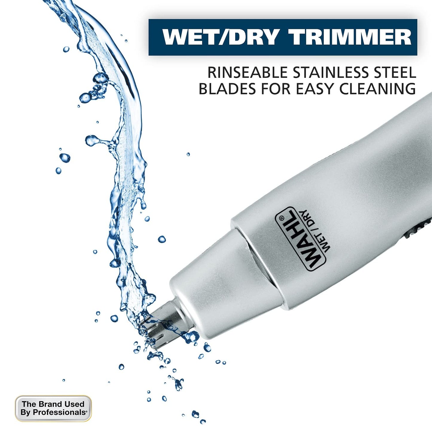 Wahl Men’s Nose Hair Trimmer - Precision Detail Trimming for Nose, Ears & Eyebrows | Model 5545-400