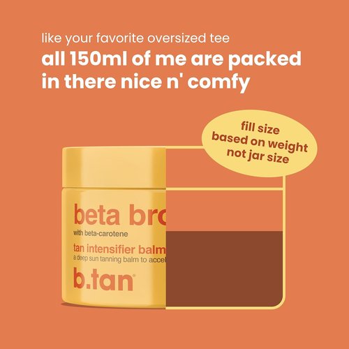 b.tan Intensive Browning Tanning Gel - Tinted Sun Tan Accelerator, Fast Bronze Formula, 5.3 Oz