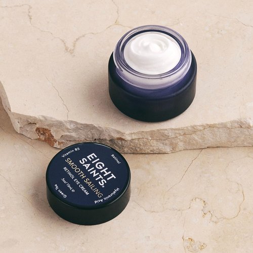 Eight Saints Retinol Eye Cream - Natural & Organic Formula for Smoother Skin Tone | 0.5 Ounces