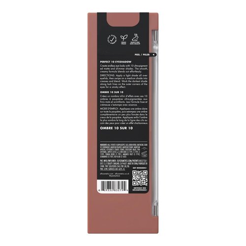 e.l.f. Perfect 10 Eyeshadow Palette, Ten Ultra-pigmented Nude, Matte Shades, Blendable Formula, Vegan & Cruelty-free, Nude Mood (Packaging May Vary)