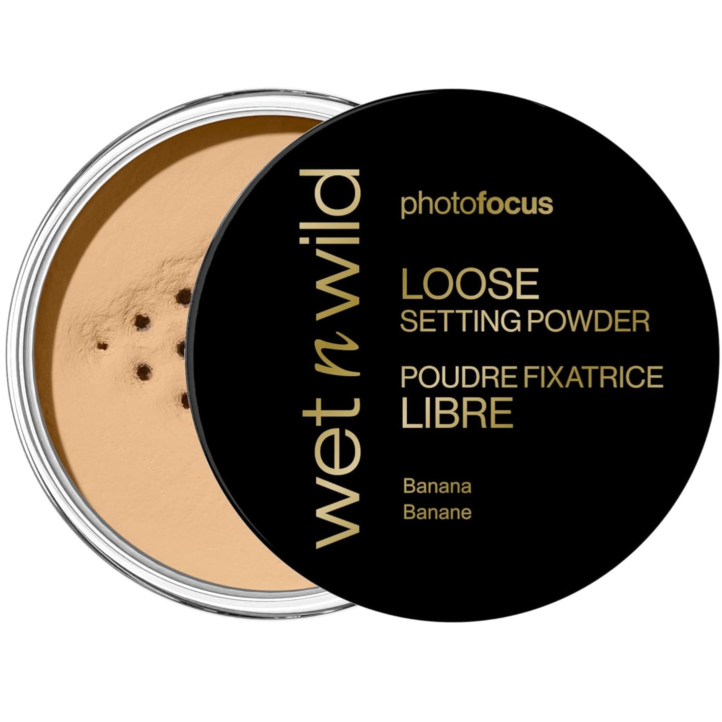 Wet n Wild Photo Focus Loose Baking Setting Powder - Versatile Highlighter for All Skin Tones | Banana Shade