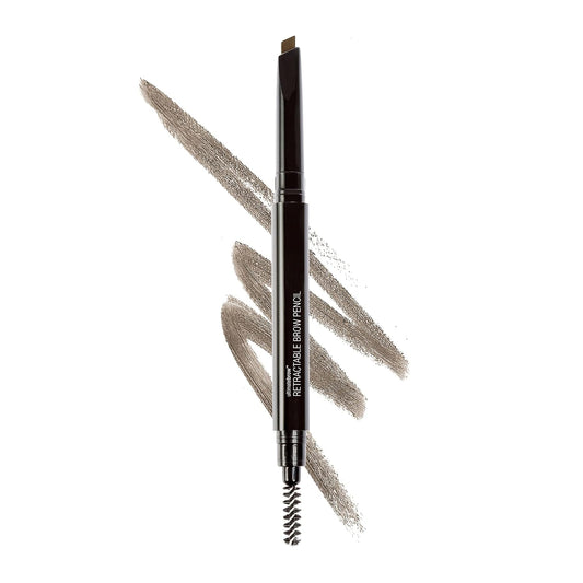 Wet n Wild Ultimate Eyebrow Retractable Definer Pencil - Ash Brown | Dual-Sided Brush for Perfectly Defined Brows