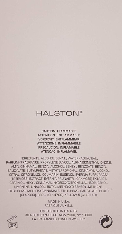 HALSTON Cologne Spray for Women - 3.4 oz | Elegant Fragrance for Everyday Wear