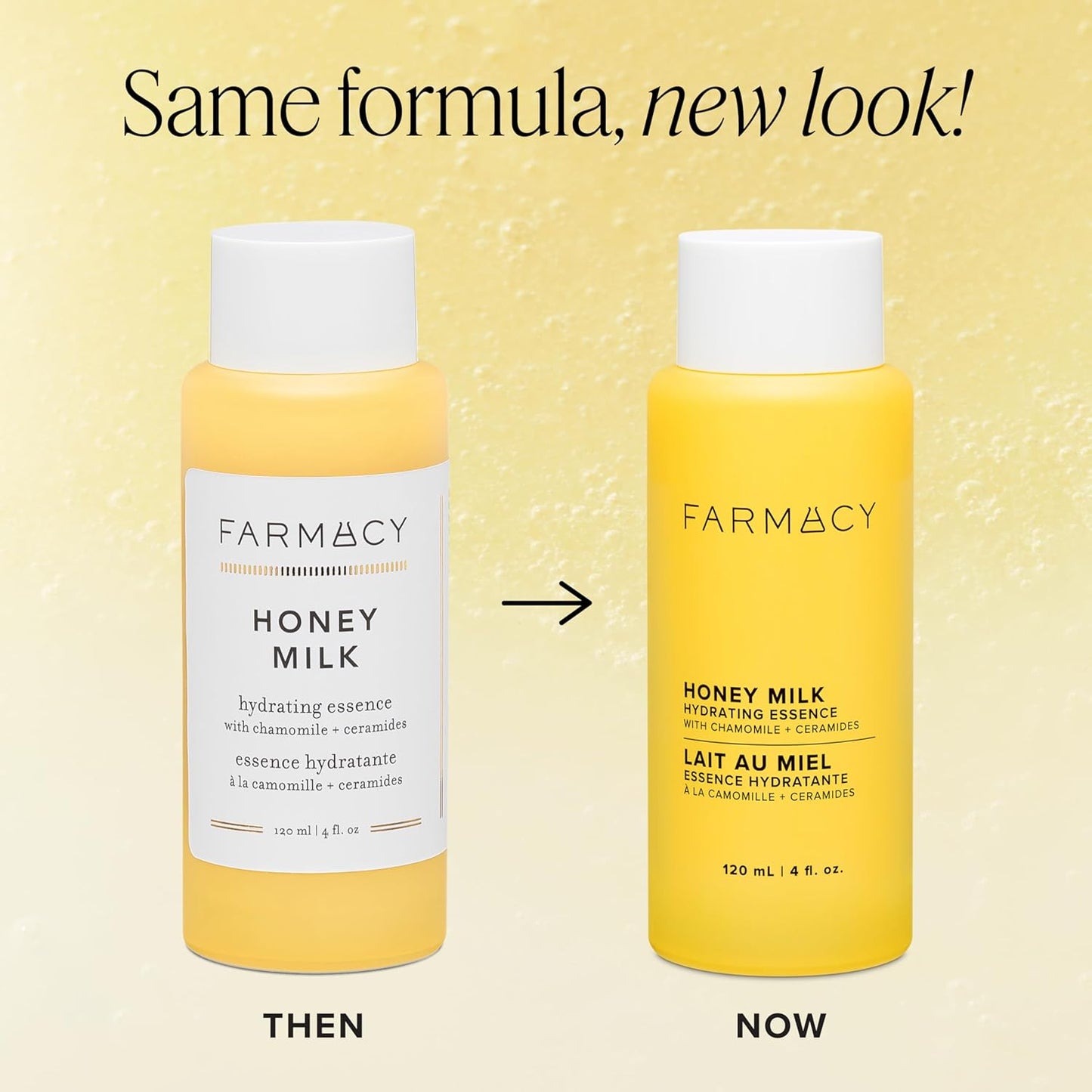 Farmacy Honey Milk Face Essence - Hydrating Milky Toner with Honey & Ceramides | Soothes & Strengthens Skin Barrier (50ml)