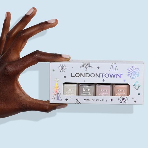 LONDONTOWN Kur Illuminating Nail Concealer - Vegan, Long-Lasting Sheer Nail Polish for Brightening Care