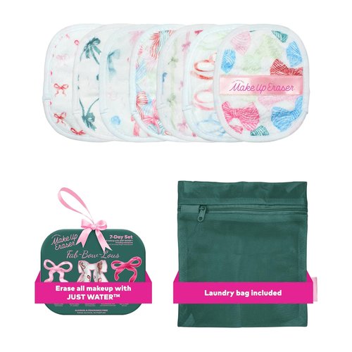 Original MakeUp Eraser 7-Day Set - Effortlessly Remove All Makeup with Just Water | Fab-Bow-Lous, 7ct