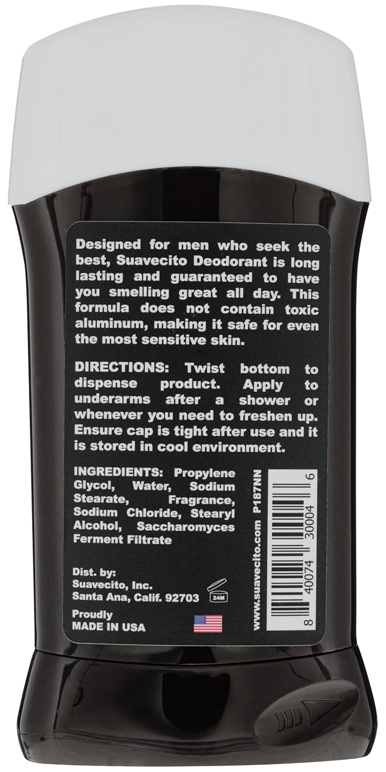 Suavecito Pomade Essentials Bundle - Hair Styling Pomade, Aluminum-Free Deodorant & Moisturizing Soap