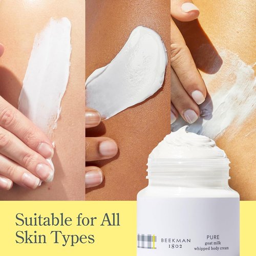 Beekman 1802 Whipped Body Cream - Hydrating Goat Milk Lotion with Shea Butter & Vitamin E | 8 oz