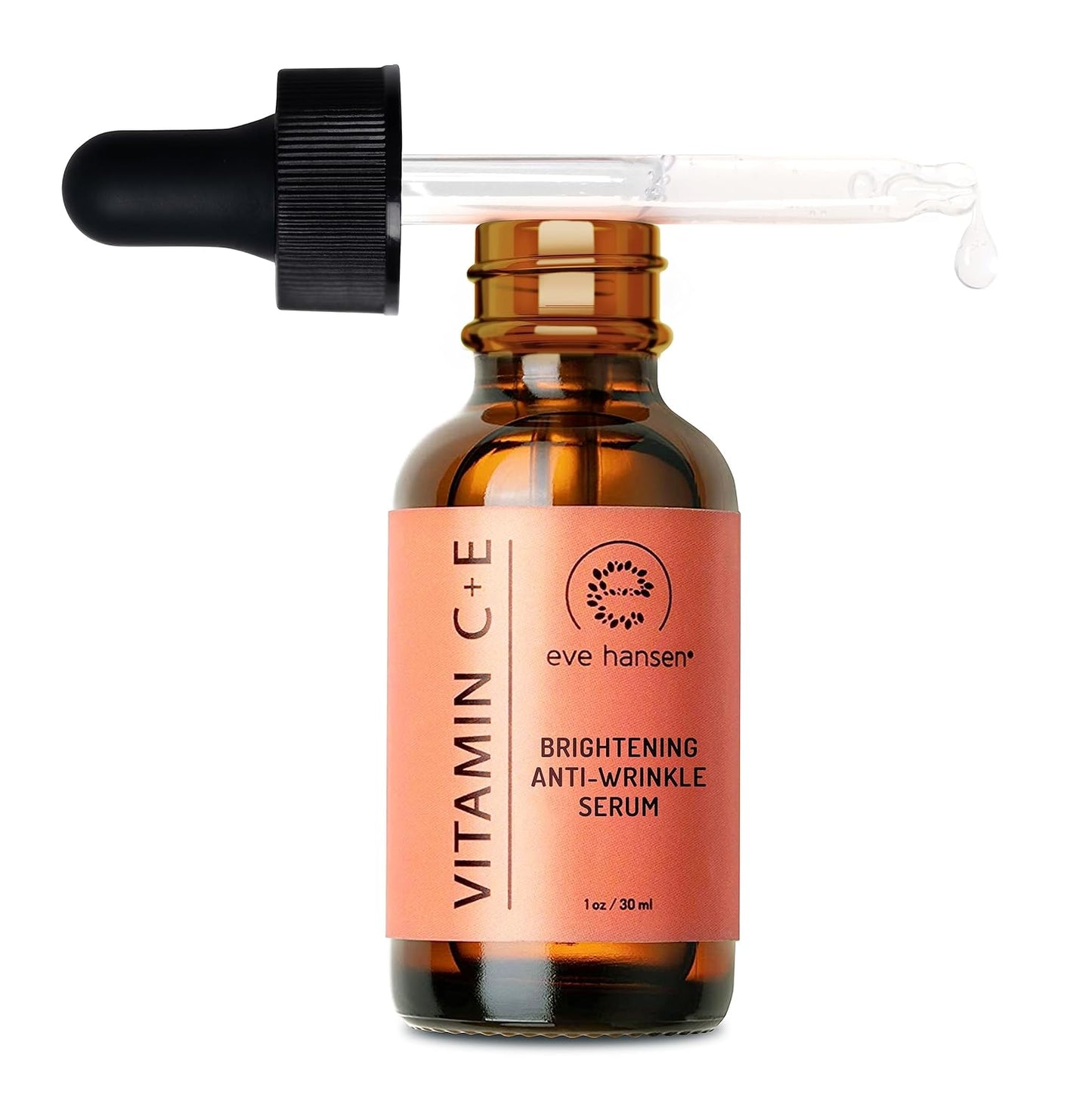 Eve Hansen Vitamin C Serum - Hydrating Facial Serum with Hyaluronic Acid & Vitamin E | 1 oz for Smoother Skin