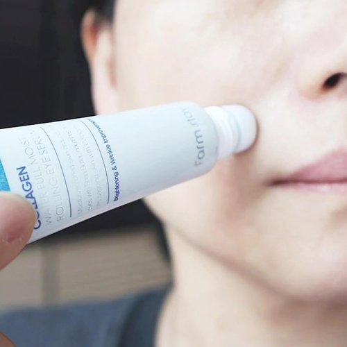 Farmstay Collagen Water Eye Serum - Reduces Wrinkles & Fine Lines - Moisturizing Skincare with Shea Butter - 0.84 oz