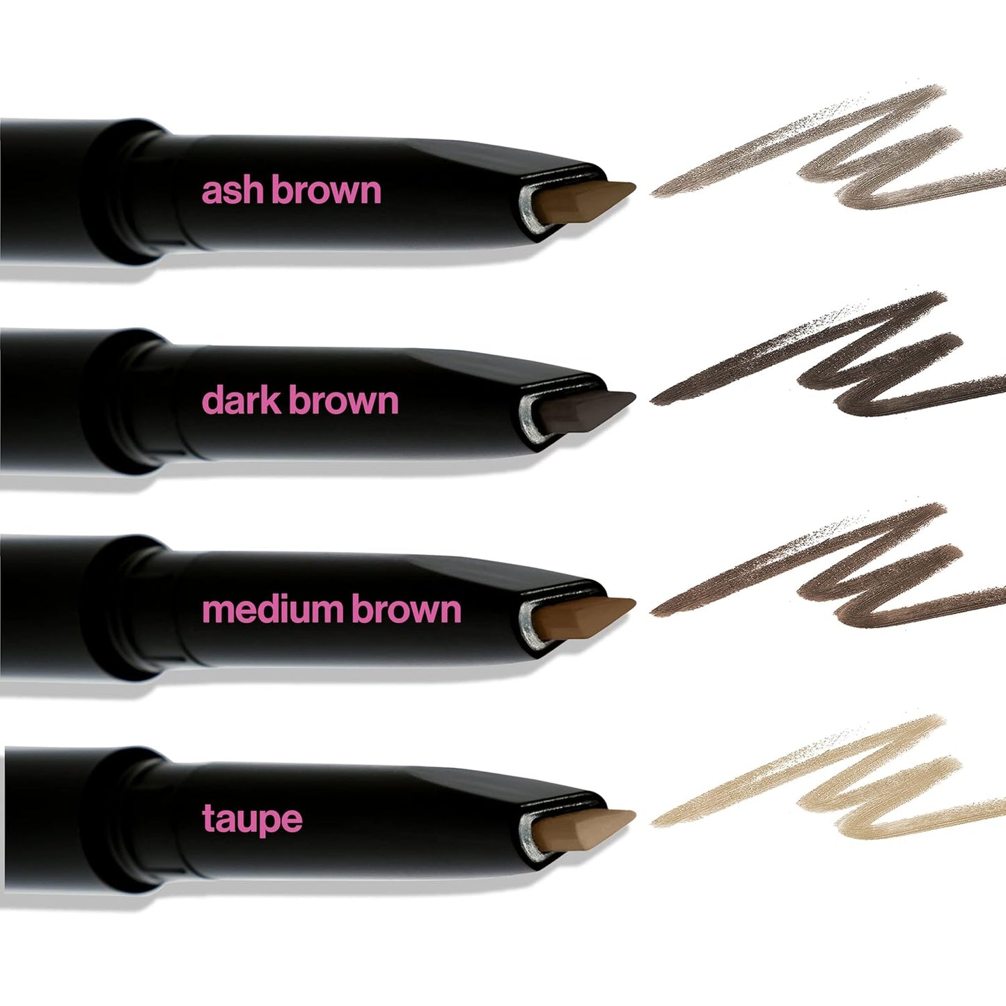 Wet n Wild Ultimate Eyebrow Definer Pencil - Ash Brown | Dual-Sided Brush for Perfectly Shaped Brows