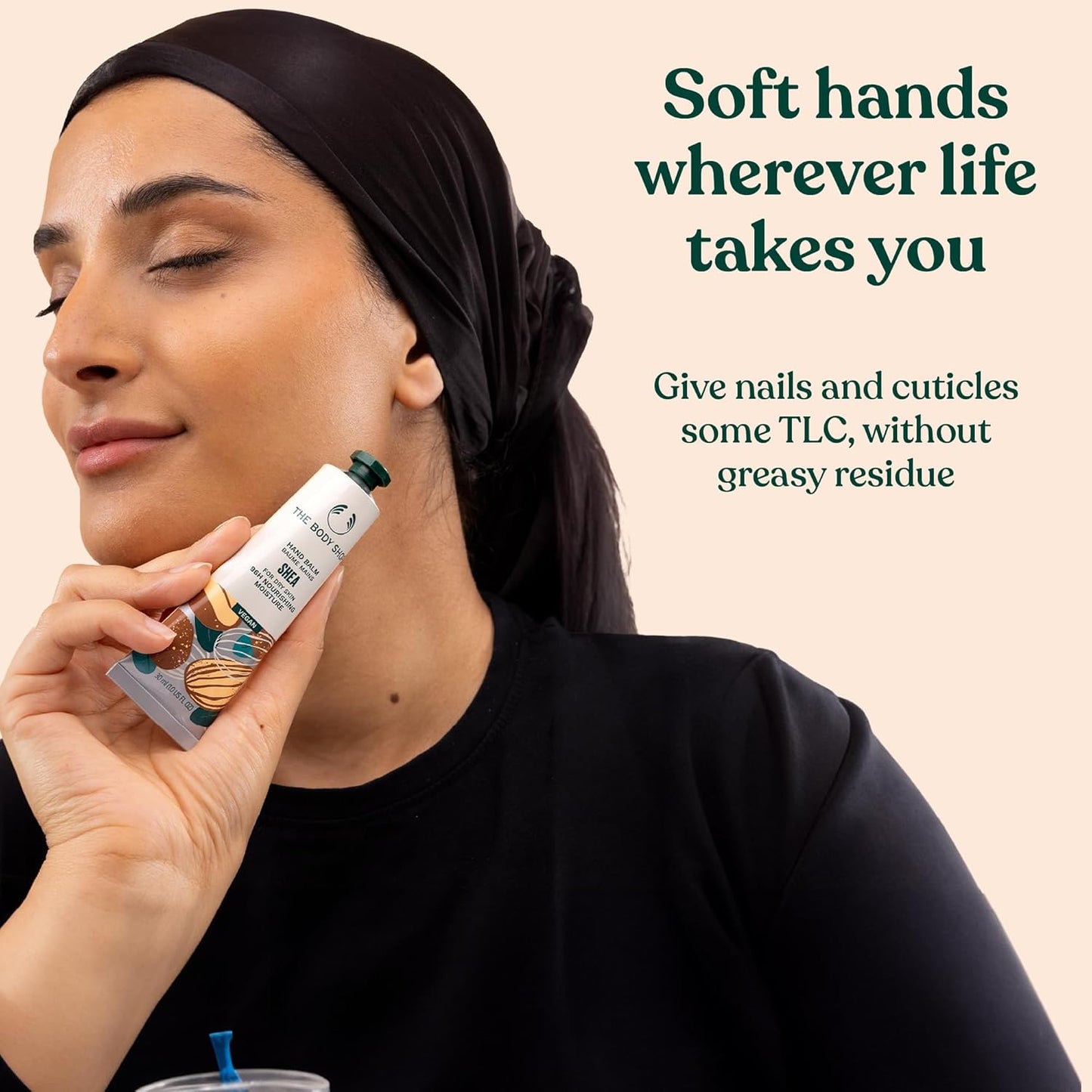 The Body Shop Handcare Collection Gift Set - 5 Vegan Hand Balms in British Rose, Shea, Moringa, Mango & Almond Milk
